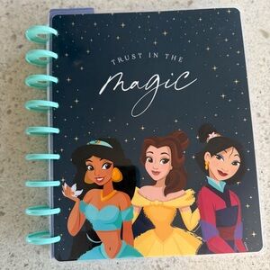 Disney Princess Happy Planner Trust In The Magic Belle Jasmine Mulan Unused